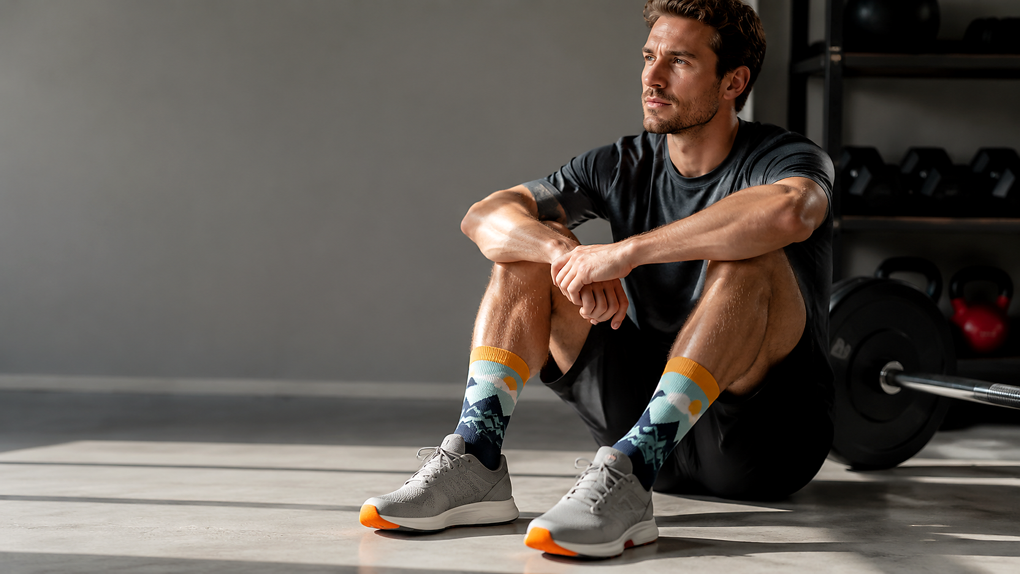Premium custom athletic socks made for brand projects