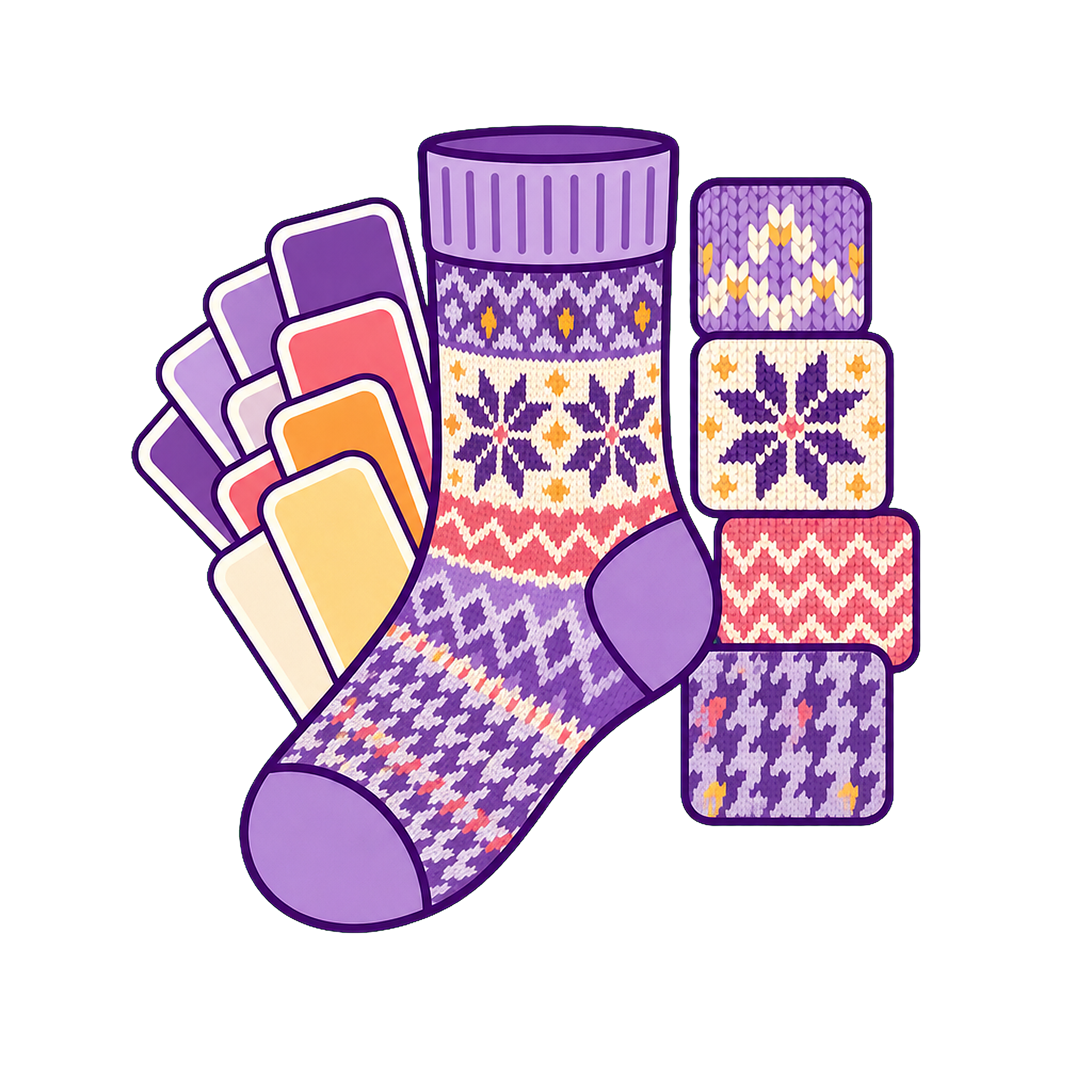 Advanced multi-color jacquard